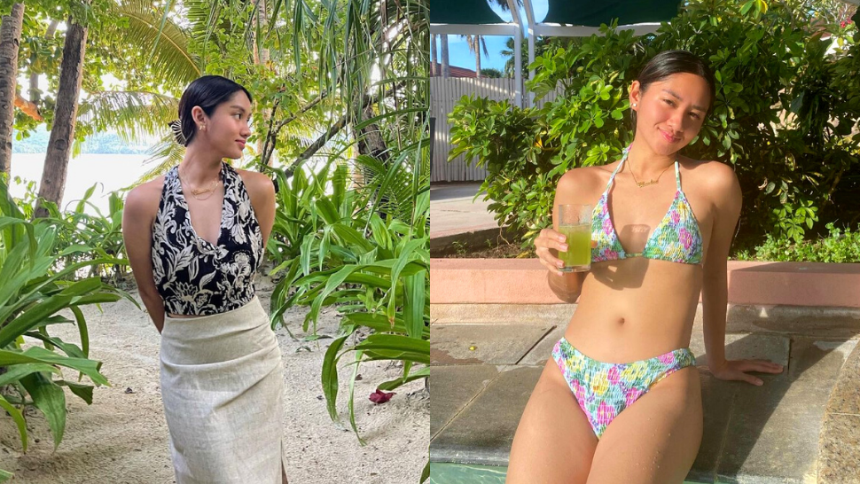 Claudine Co's Fresh Ootds Will Totally Convince You To Wear Prints To The Beach