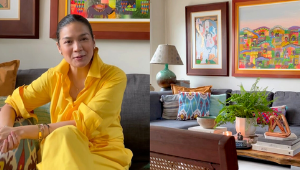 Take A Look Inside Interior Stylist Leona Panutat's Cozy And Colorful Home