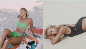 13 Effortless, Sultry Swimsuit Poses We're Stealing From Model Izumi Paula