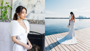This Pinay Bride Made A Gorgeous Terno-inspired Gown For Her Own Wedding