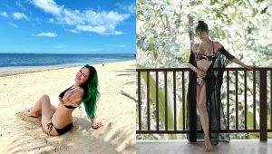 Arci Munoz's Sultry Swimsuit Ootds Will Convince You To Wear Black To The Beach