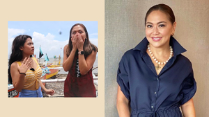 We Found The Exact Jumpsuit Karen Davila Wore In Her Viral Interview With Lyca Gairanod