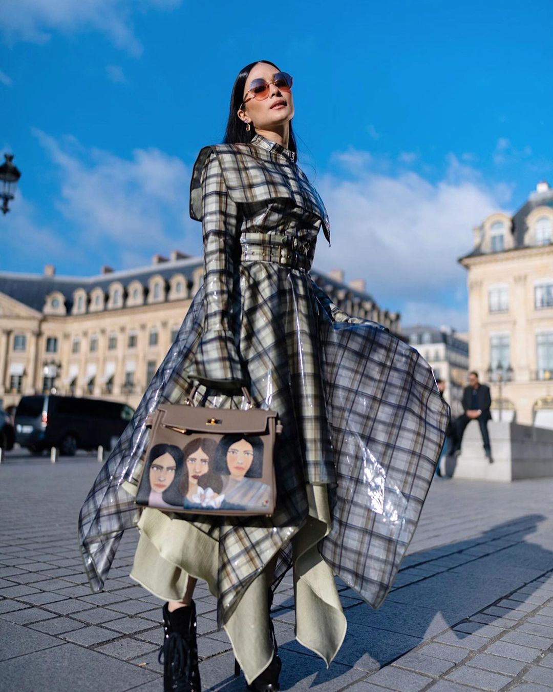 Christian Louboutin visits Heart Evangelista in her Paris apartment