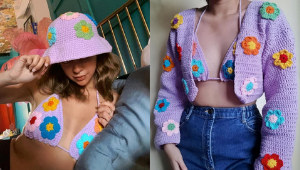 This Is The Exact Crocheted Floral Swimsuit Sue Ramirez Will Convince You To Cop