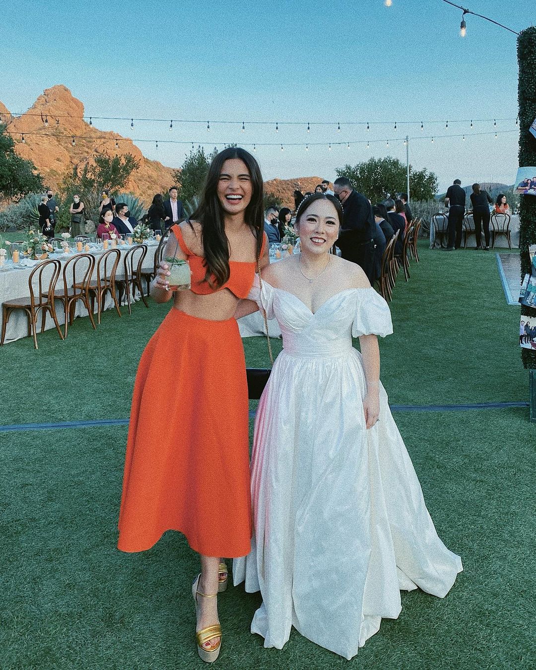 celebrity wedding guest outfits