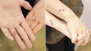 12 Minimalist Couple Tattoos To Consider For You And Your Other Half