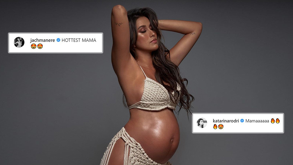 Celebrities Had The Best Reactions To Rachel Peters' Gorgeous Maternity Shoot