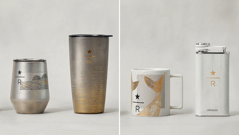 These Gorgeous Silver and Gold Tumblers Are Only Available at Starbucks Reserve