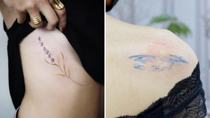 12 Dainty Watercolor Tattoo Designs That Will Inspire You To Get Inked
