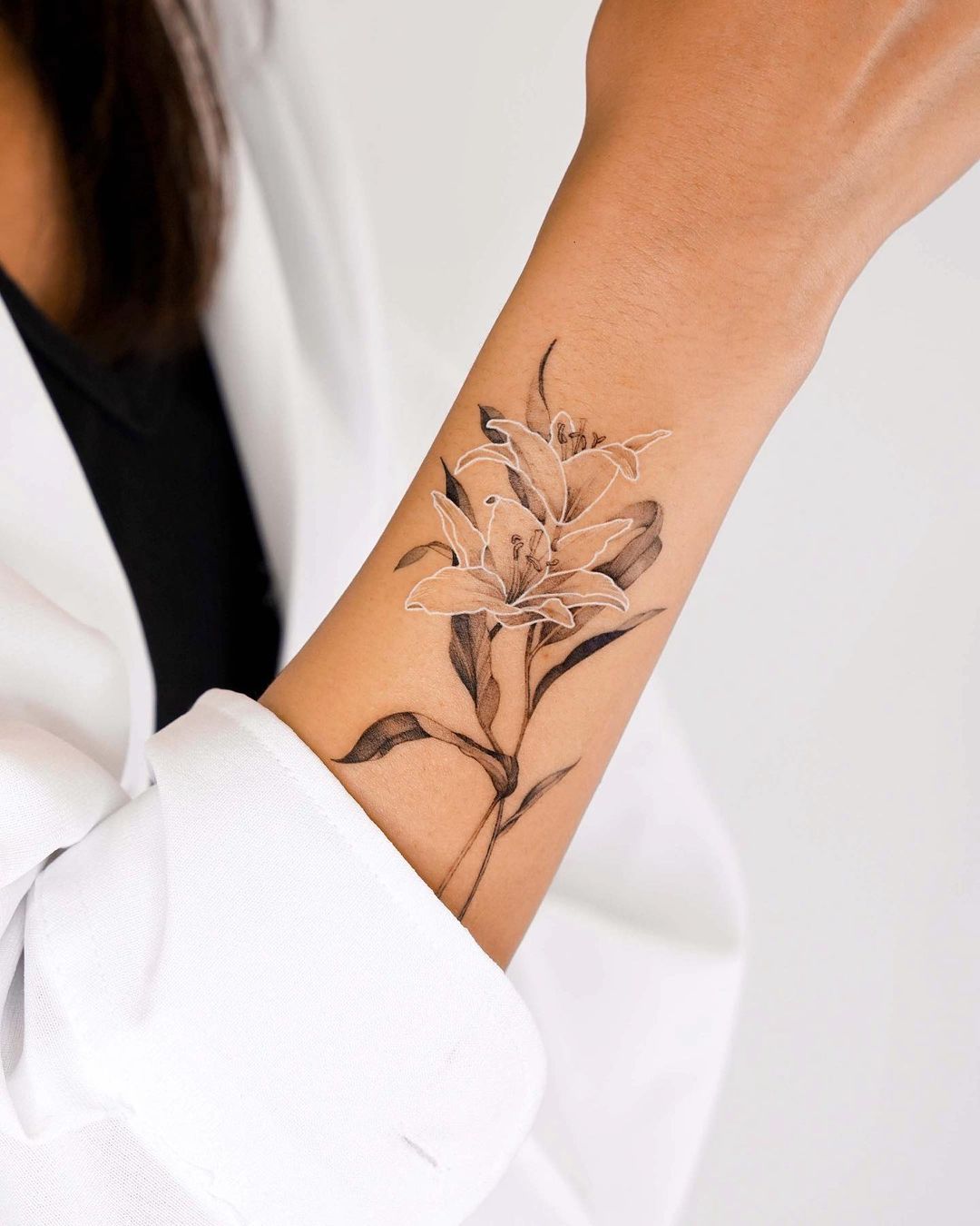 12 Birth Month Flower Tattoo Design