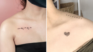 10 Delicate Collarbone Tattoo Ideas If You Want A Minimalist Ink