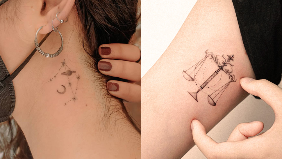 7 Stylish Libra Tattoo Designs You Won't Be Indecisive About
