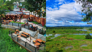 This Outdoor Café In Bulacan Overlooks Angat River And The Sierra Madre Mountain Range