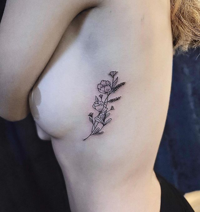 underboob tattoo designs