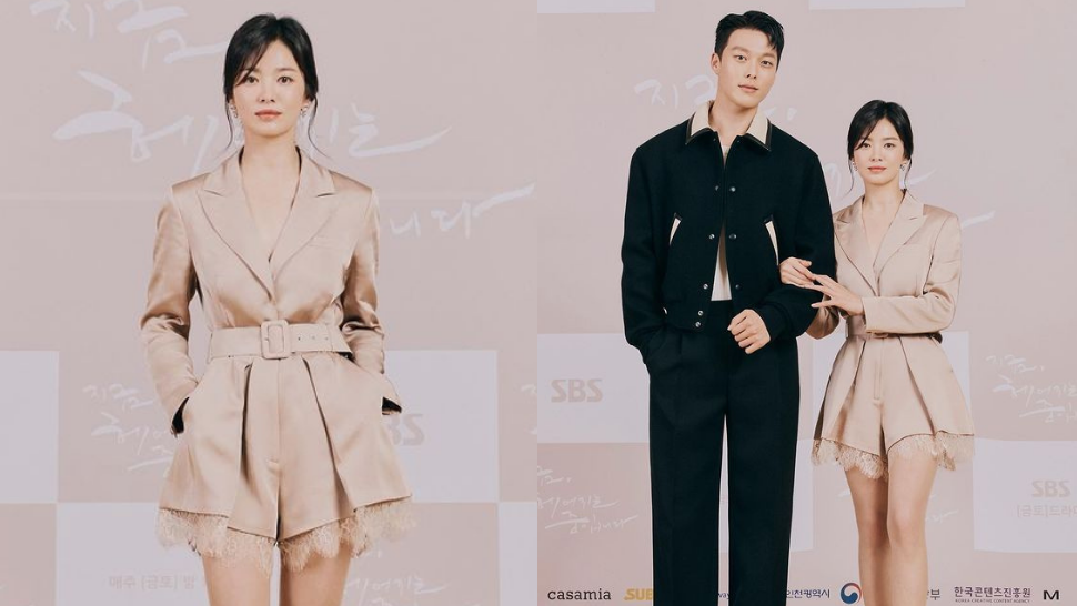 We're in Love With Song Hye Kyo and Jang Ki Yong's Chic, Neutral OOTDs