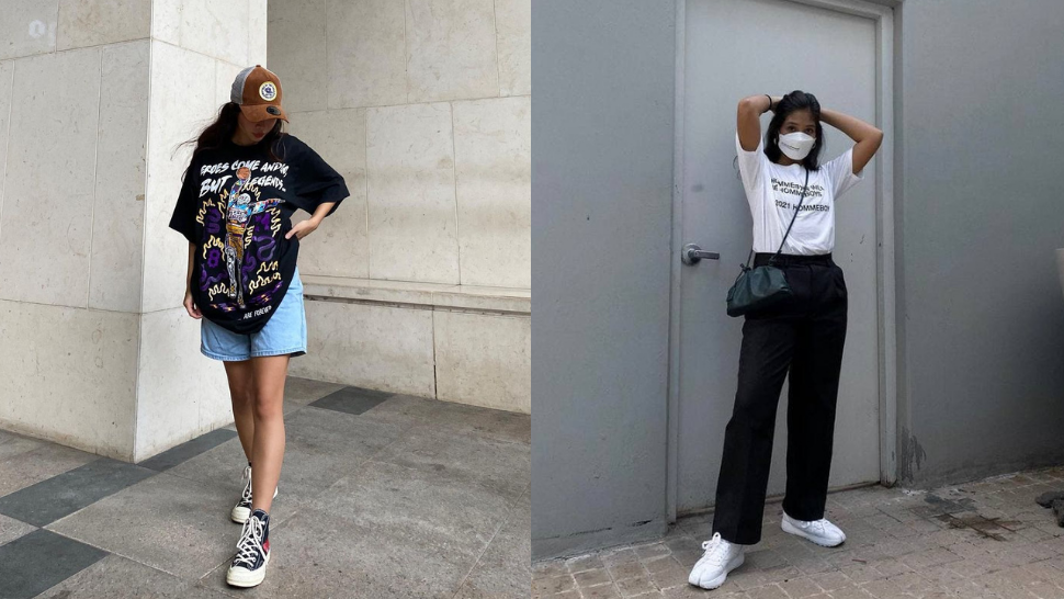 10 Casual Ways To Style An Oversized Graphic Tee, As Seen On Local Influencers