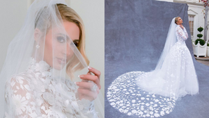 Paris Hilton’s Extravagant Tulle Wedding Gown Took 1,400 Hours To Make