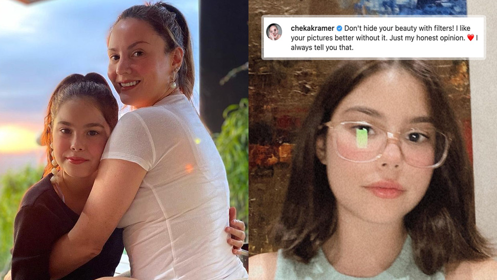 Cheska Kramer Tells 12-Year-Old Daughter Kendra: "Don't Hide Your Beauty with Filters!"
