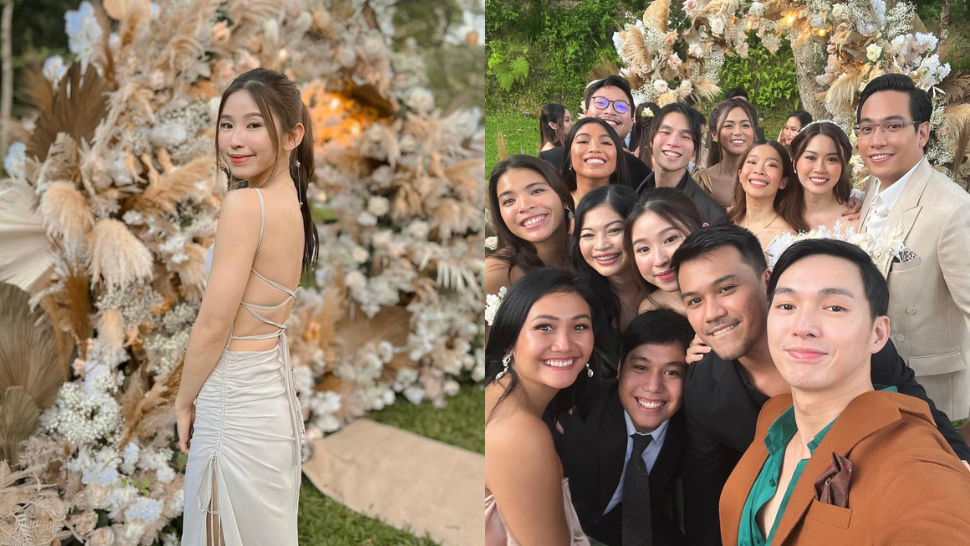 This Influencer Barkada Wore The Cutest Neutral Ootds To Vina Guerrero's Garden Wedding