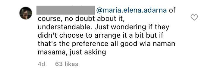 ellen adarna responds to cleavage comment