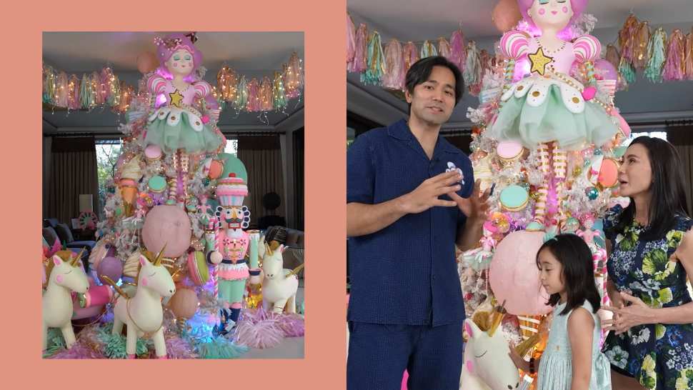 Dr. Vicki Belo's Pastel Christmas Tree Looks Like It Came Straight Out of a Fairytale