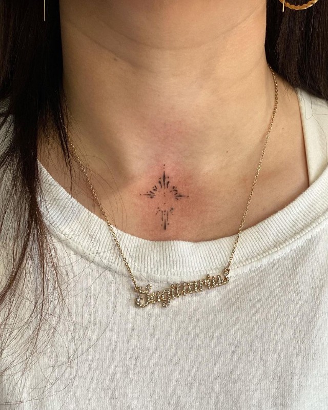 18 Unique Throat Tattoo Ideas for Men and Women  Tikli