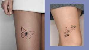 10 Pretty Thigh Tattoo Designs You Can Get As Your First Ink