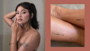 Nadine Lustre Finally Shares The Meanings Behind Her Leg Tattoos