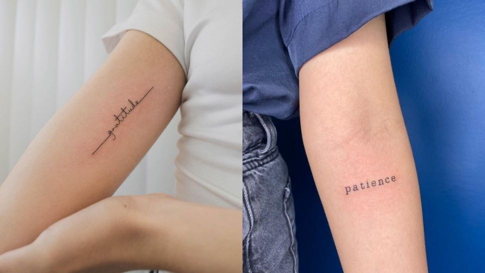 10 Simple Yet Meaningful One-word Tattoo Ideas For Your Next Ink
