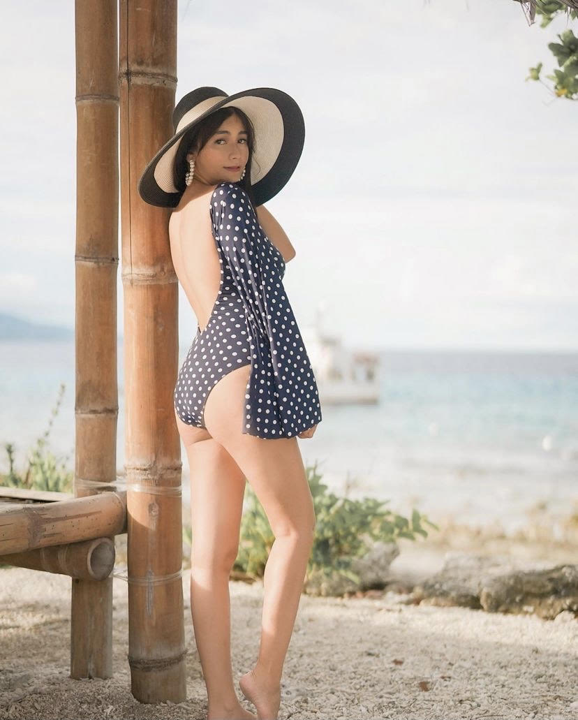 vern enciso stylish swimsuit ootds