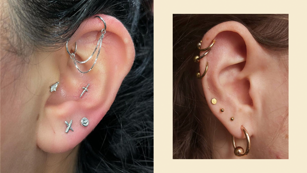 10 Cool Ear Piercing Combinations To Try In 2022