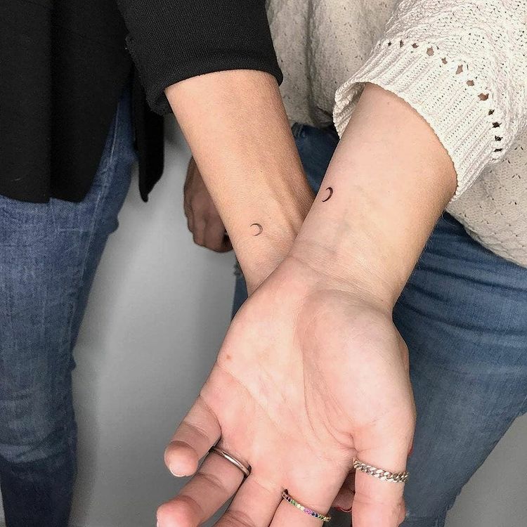 tiny matching tattoos to get with your best friend