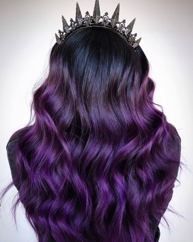 violet hair color ideas