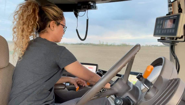 filipina working as a tractor driver in canada