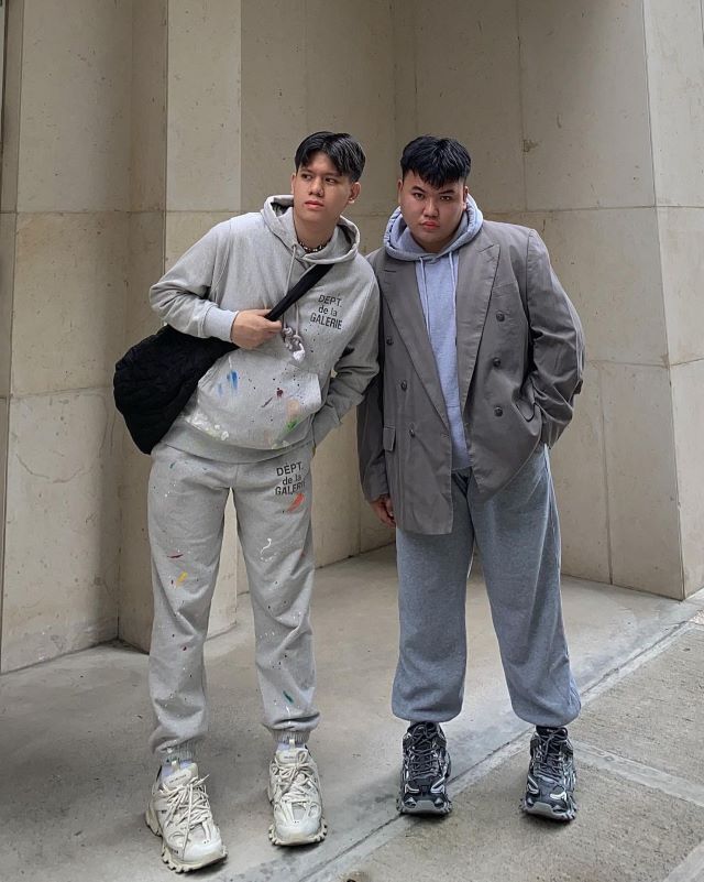 Influencer couple JP and Alvin's coordinated outfits