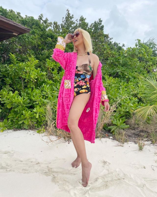vice ganda's designer outfits in amanpulo