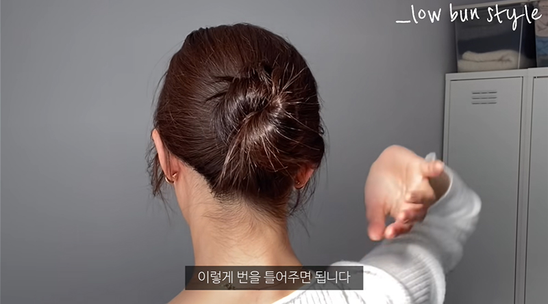 low bun updo hair styling tips