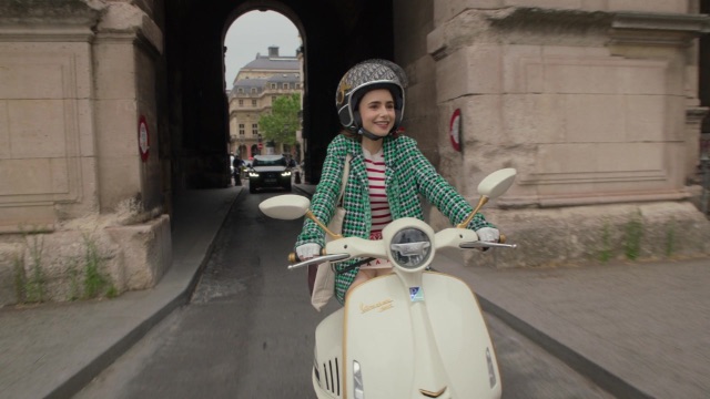 emily in paris vespa 946 christian dior scooter