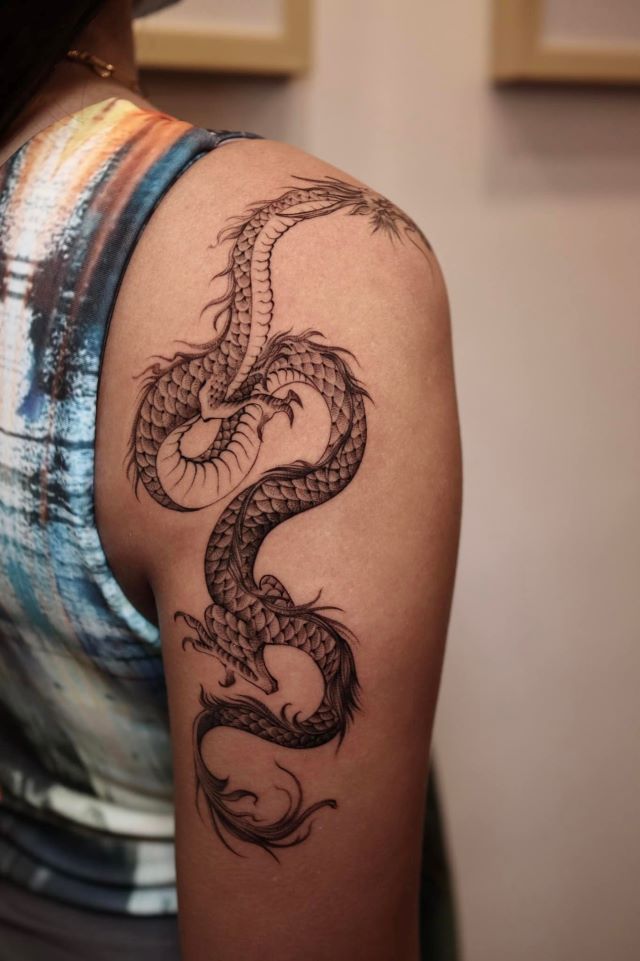 traditional filipino tattoos design filipinotattooswater  Dragon tattoo  for women Dragon tattoo arm Dragon tattoo meaning