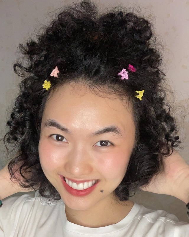 curly hairstyle ideas as seen on influencers