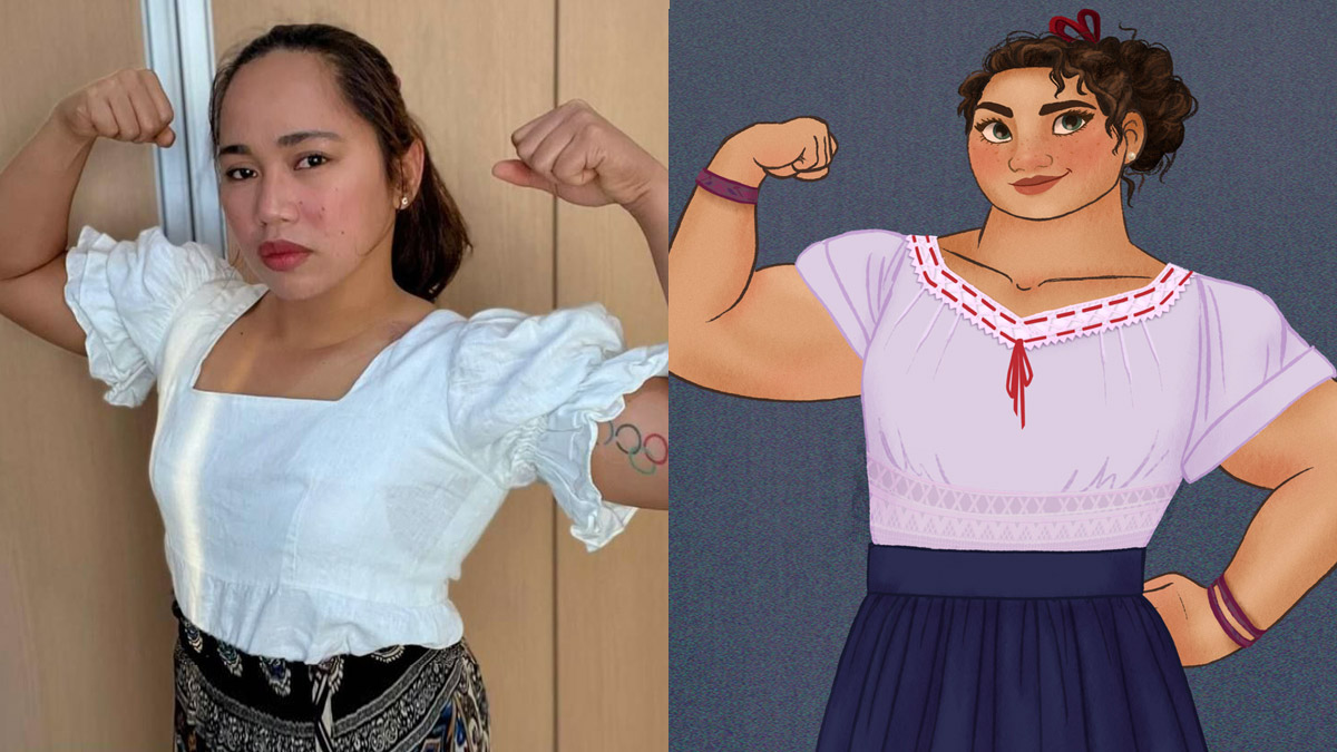 We Can't Get Over Hidilyn Diaz Dressing Up As Luisa Madrigal From "encanto"