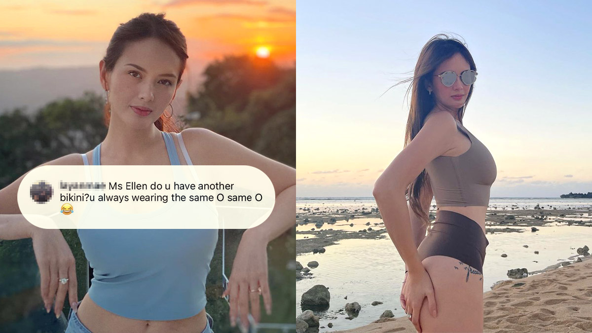Ellen Adarna Claps Back At A Netizen For Calling Her Out About Repeating Bikinis