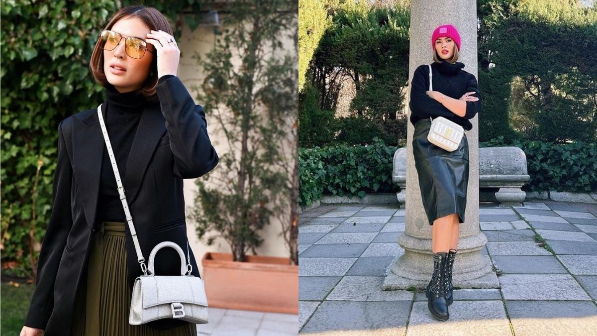 All The Fashionable Designer Bags Sofia Andres Wore During Her Europe Trip