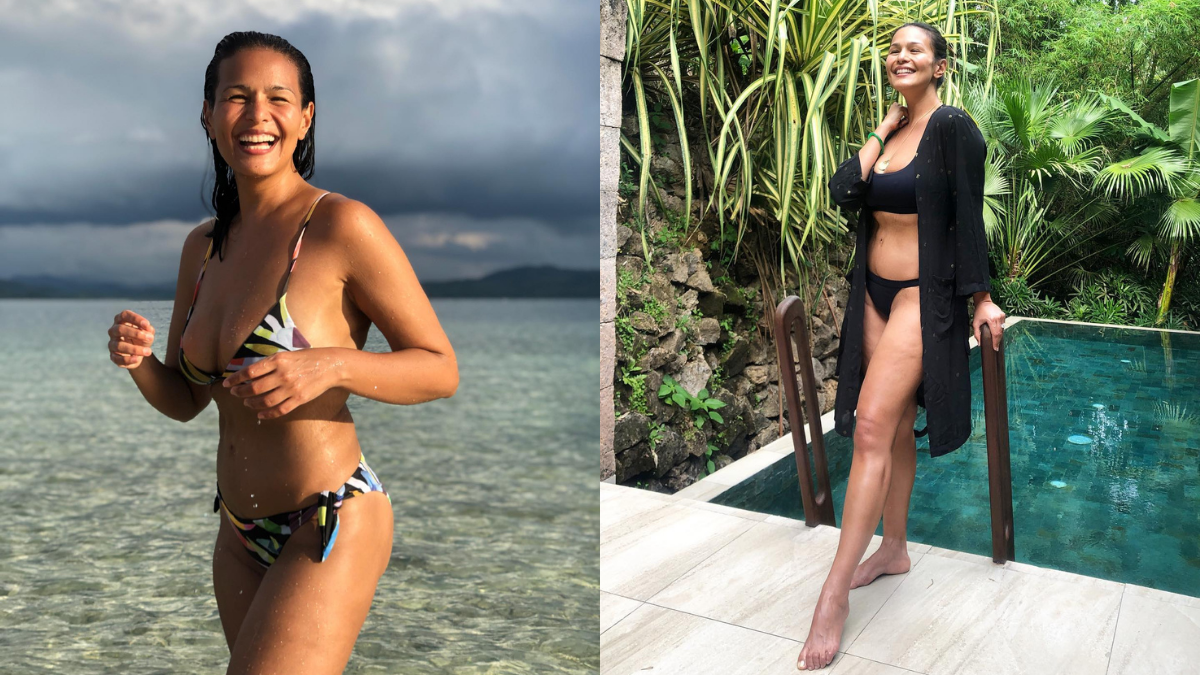 8 Effortlessly Stunning Swimsuit Poses To Try, As Seen On Iza Calzado