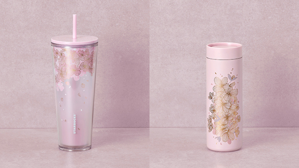 We Want Everything From Starbucks' Pretty Cherry Blossom Drinkware Collection