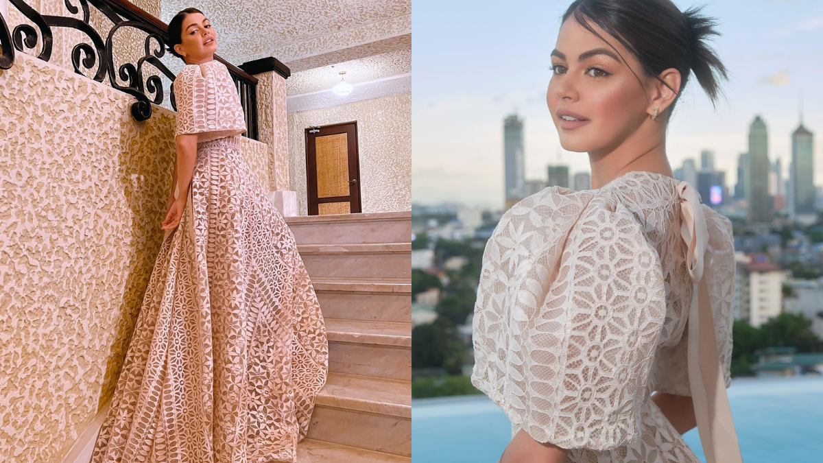 Janine Gutierrez Looks Like a Modern-Day Princess in Her Dreamy Lace Terno Gown