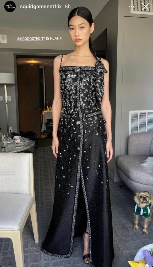 HoYeon Jung Shines in Louis Vuitton Dress at Blue Dragon Series Awards – WWD