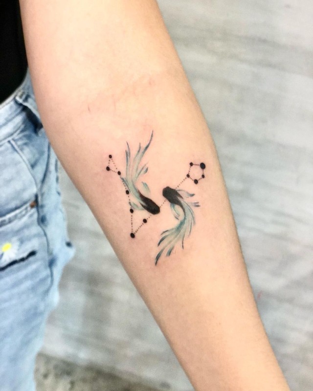 12 Pisces Tattoo Ideas To Get Two Fish Inked On Your Body