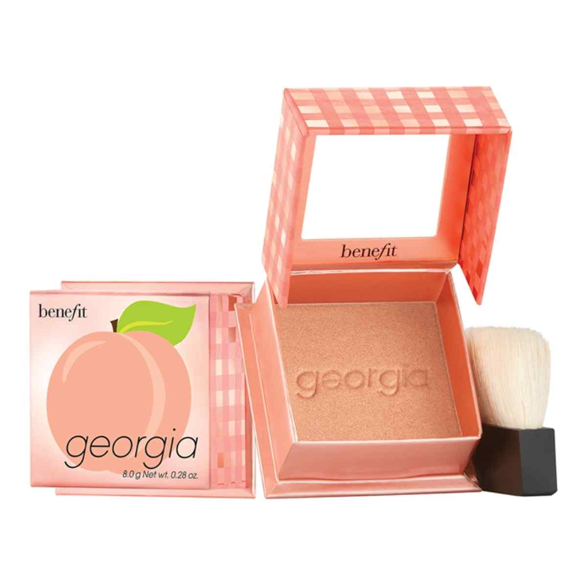 summer blush with glowing finish