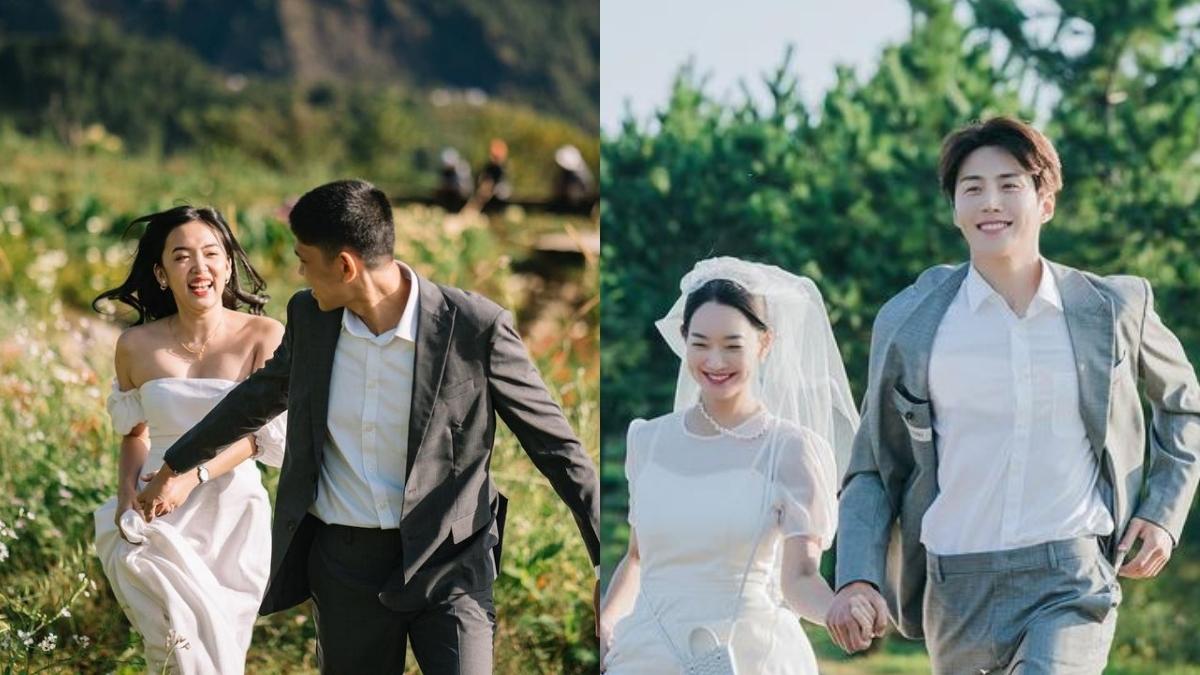 This Pinoy Couple Recreated Popular K-Drama Scenes for Their Creative Prenup Shoot